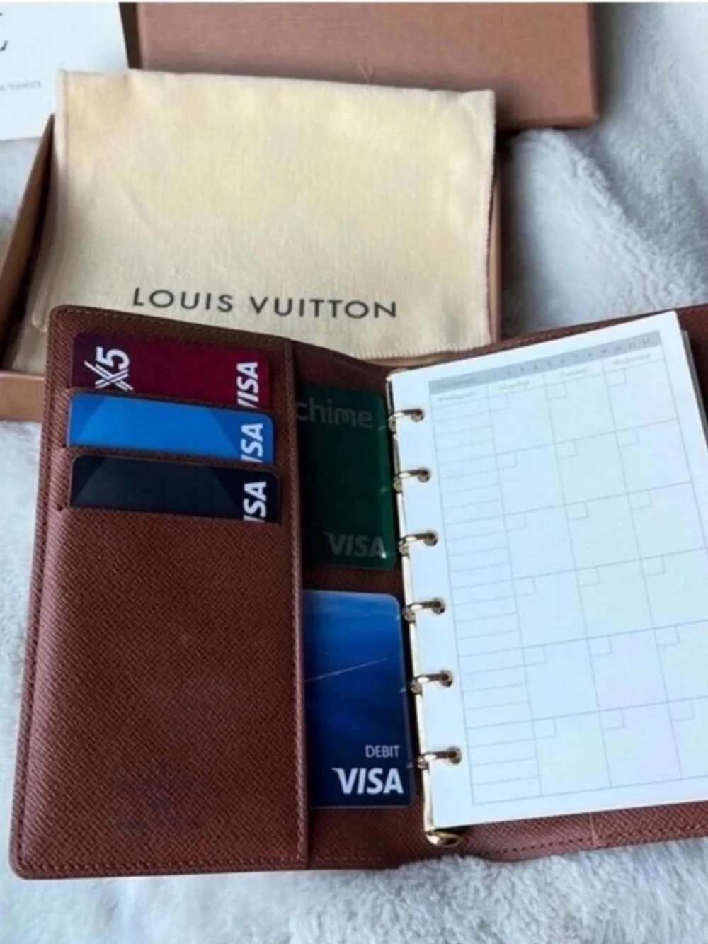 🆕 LV Planner Calendar Inserts Grid Monthly To Do Daily Note Personal Travel Work